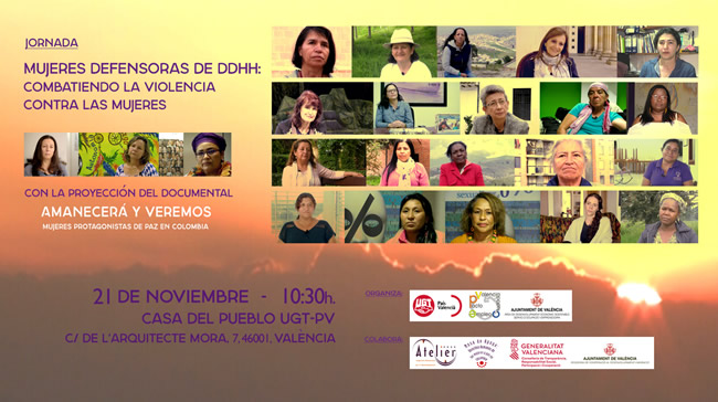 Jornada. Mujeres defensoras de derechos humanos: combatiendo la violencia contra las mujeres