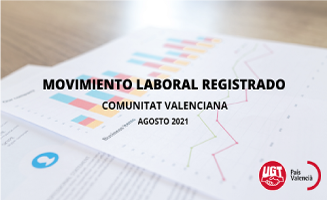 Informe del moviment laboral registrat d'agost 2021