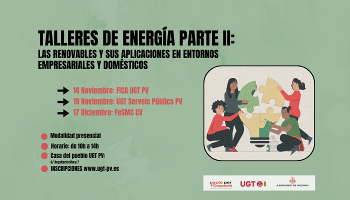 Talleres de Energía (Parte II): Las renovables y sus aplicaciones en entornos empresariales y domésticos